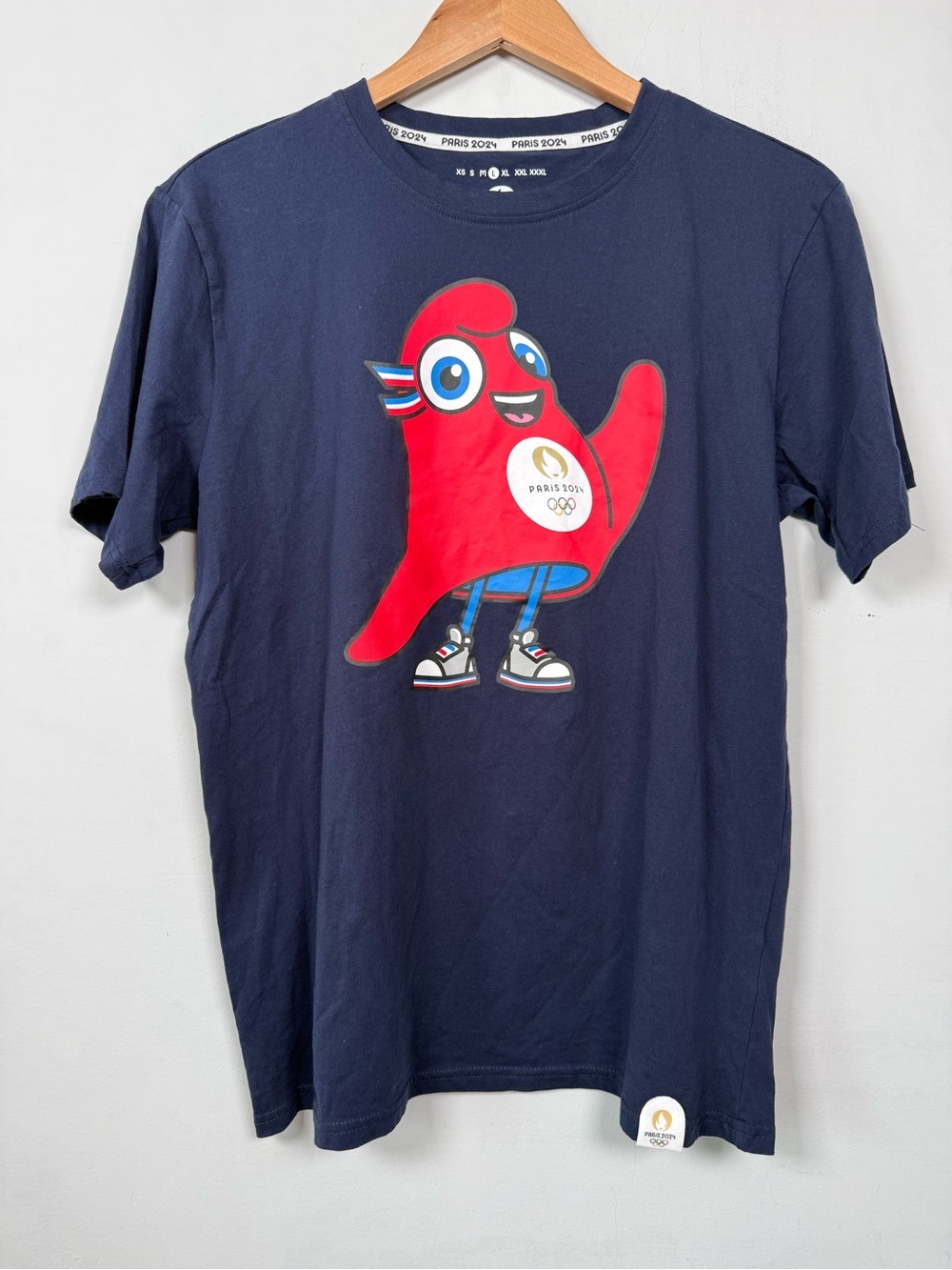 Paris 2024 Olympics Mascot T-Shirt, Size L, Great Condition!